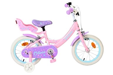 VOLARE Dječji bicikl Olivia 14", rozi, dvije ručne kočnice